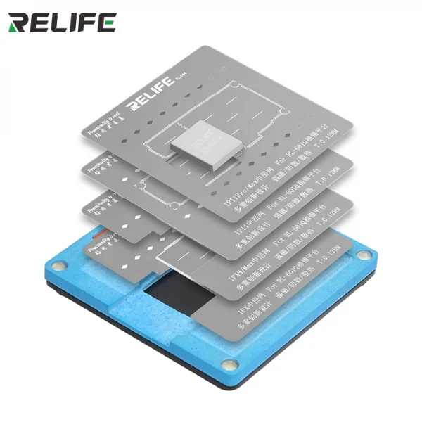 CONJUNTO RELIFE STENCIL REBALLING iPHONE RL-601R (SET 10)