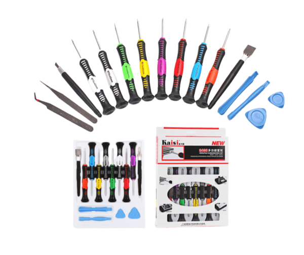 KIT DESARMADORES Y ESPÁTULAS KAISI 2408
