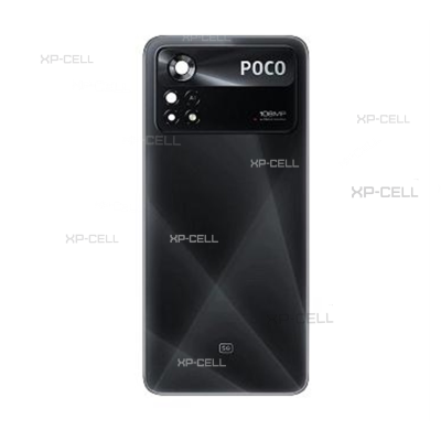 TAPADERA CON LENTE XIAOMI POCO X4 PRO (NEGRA)