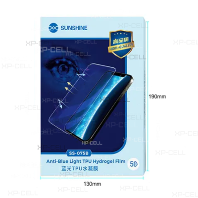 PELÍCULA DE HYDROGEL ANTI-AZUL 50 PCS (SUNSHINE – SS-075B)