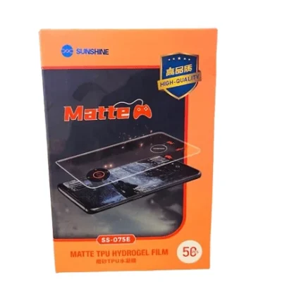 PELÍCULA DE HYDROGEL MATTE 50 PCS (SUNSHINE – SS-075E)