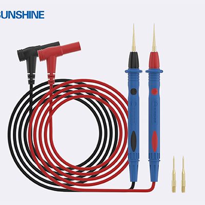 SUNSHINE SS-024B Cables de prueba de multímetro intercambiables de acero inoxidable