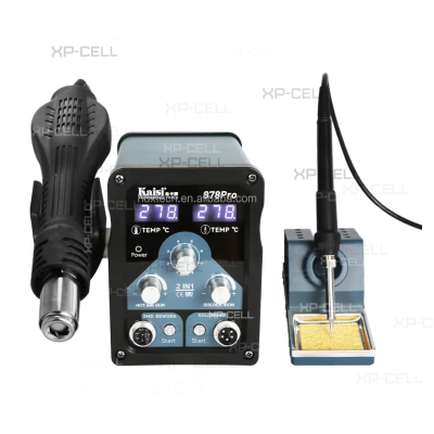 ESTACION DE SOLDADURA 2 EN 1 KAISI 878 PRO