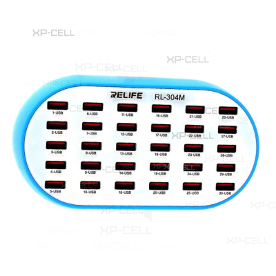 RELIFE RL-304M CARGADOR INTELIGENTE DE 30 PUERTOS DE ALTA POTENCIA
