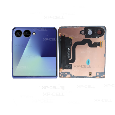 TAPA CON PANTALLA SAMSUNG Z FLIP 7 (PREMIUM) (AZUL)