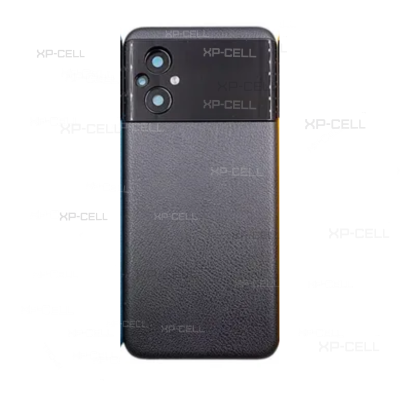 TAPADERA CON LENTE XIAOMI POCO M5 (NEGRA)