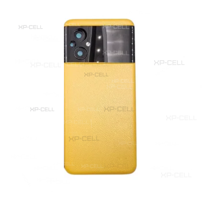 TAPADERA CON LENTE XIAOMI POCO M5 (AMARILLA)
