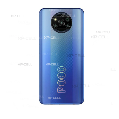 TAPADERA CON LENTE XIAOMI POCO X3 (AZUL)