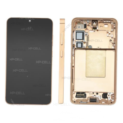 PANTALLA COMPATIBLE PARA SAMSUNG S24 PLUS AMBER YELLOW  (PREMIUM CON MARCO)