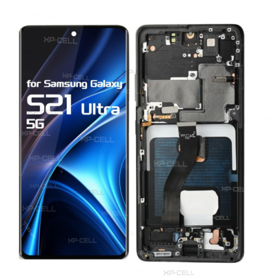 PANTALLA COMPATIBLE PARA SAMSUNG S21 ULTRA OSCURO (OLED)