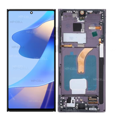 PANTALLA COMPATIBLE PARA SAMSUNG S22 ULTRA VIOLETA (OLED)