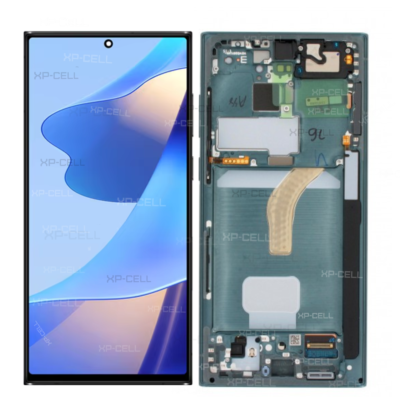 PANTALLA COMPATIBLE PARA SAMSUNG S22 ULTRA VERDE (OLED)